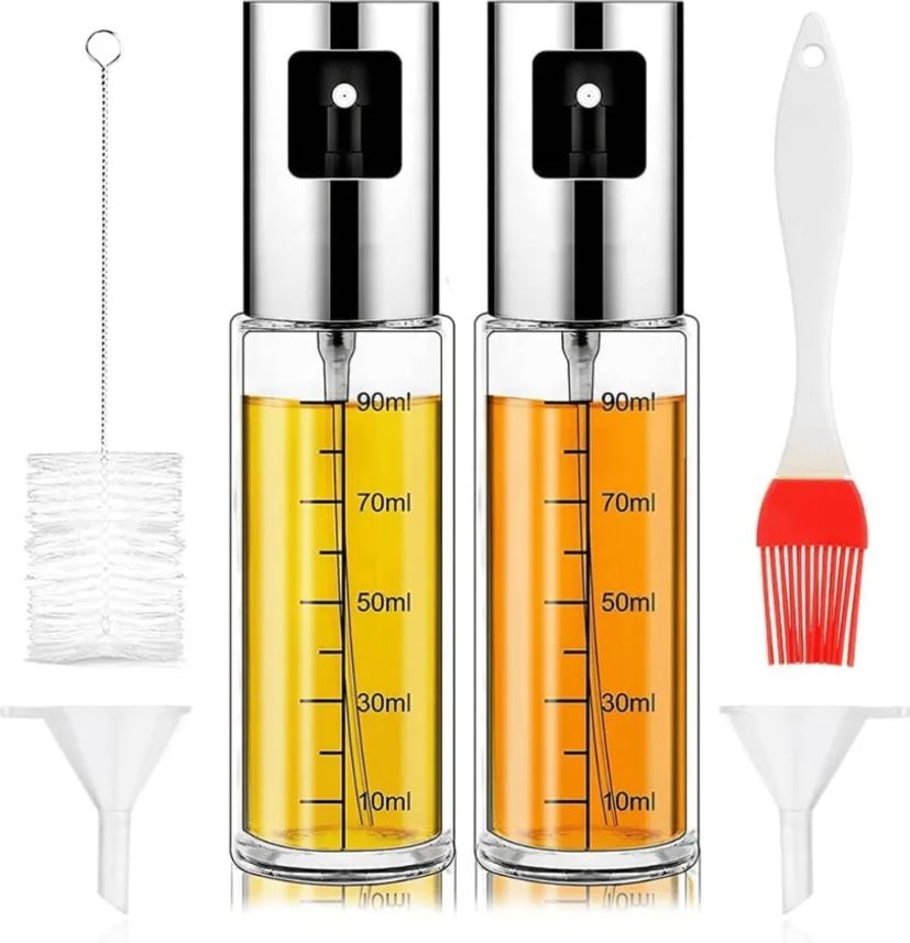Ölspender 100 ml – 2er-Set Ölsprüher – je 100 ml Fassungsvermögen