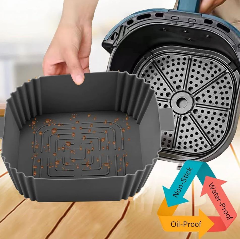 Silicone baking mold for air fryer-air fryer parchment paper cutouts, silicone mold