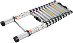 Telescopica in Alluminio Estensibile Altezza Max. 3,2m Portatile 8,2kg, Scala Telescopica Allungabile in Alluminio Portatile