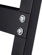 Cavalletto da Lavoro, Set da 2, Banco da Lavoro Resistente, max. 200kg, 80-130cm, Pieghevole, Nero-Argento