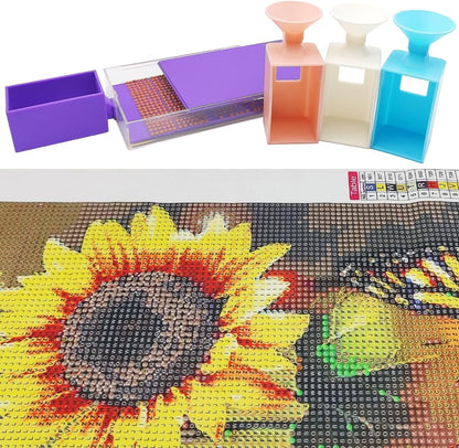 8 Sets Diamond Art Trays, Accessories, Diamond Art Storage, Diamond Art Tool Kits for Adults